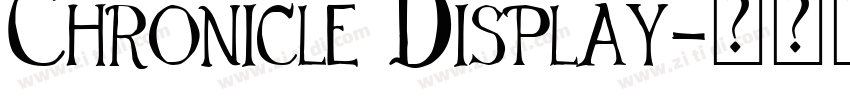 Chronicle Display字体转换